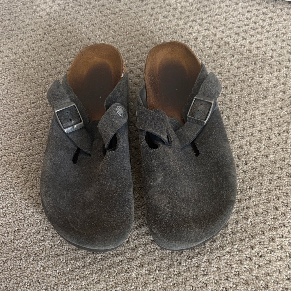 Birkenstock Bostons Navy Blue